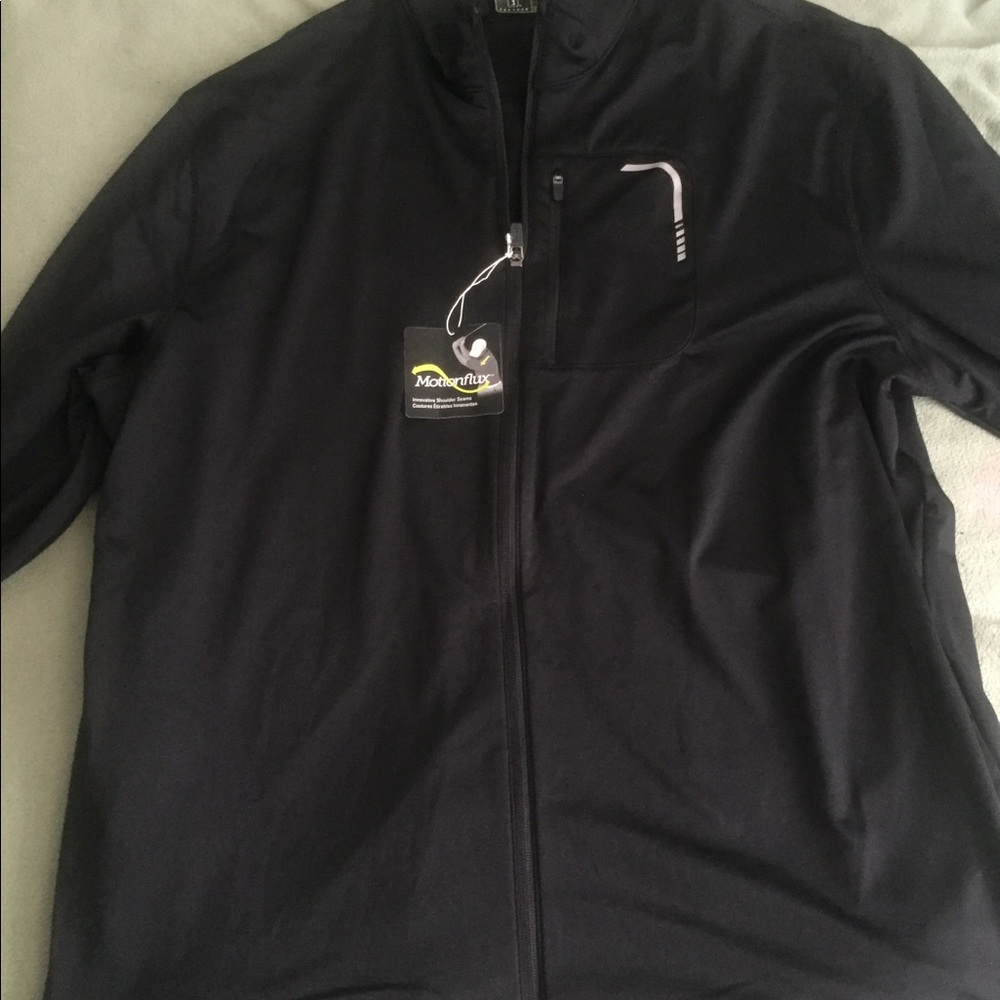 Brand New pga golf long sleeve zip up
